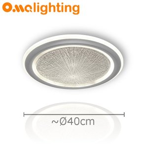 鏡面天花燈 2610-40 LED 36w 遙控調光調色 奧瑪燈飾 天花燈 吸頂燈 燈具 房間燈 客廳燈 現代簡約