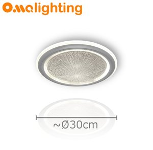 鏡面天花燈 2610-30 LED 24w 遙控調光調色 奧瑪燈飾 天花燈 吸頂燈 燈具 房間燈 客廳燈 現代簡約